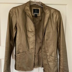 Bronze leather jacket